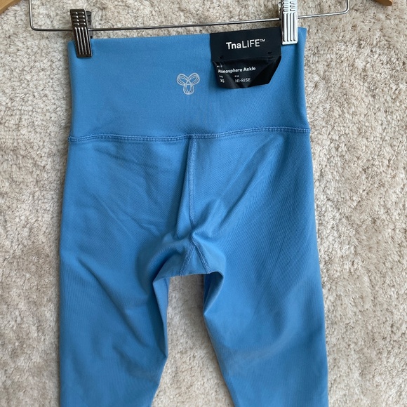 Tna Aritzia Legging Womens Size XS Blue TnAction Hi-Rise Atmosphere Ankle - Picture 7 of 9